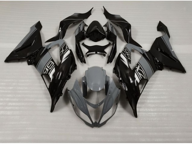 Nardo and Black 2013-2018 Kawasaki ZX6R Fairings Factory Nardo and Black 2013-2018 Kawasaki ZX6R Fairings Factory