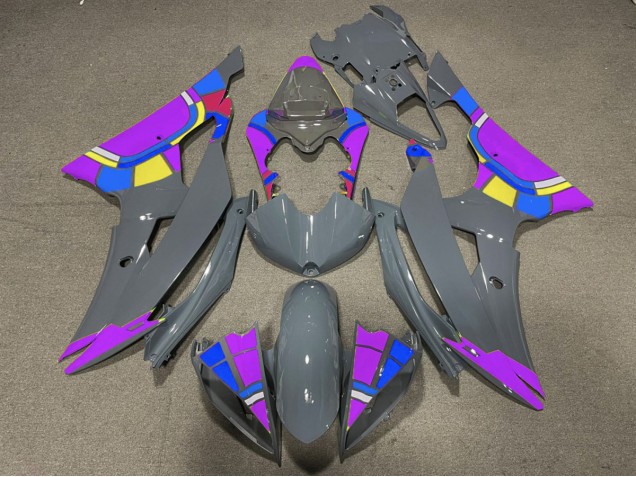 Nardo and Purple Design 2008-2016 Yamaha R6 Fairings Factory Nardo and Purple Design 2008-2016 Yamaha R6 Fairings Factory