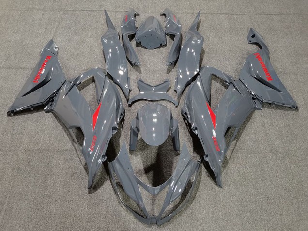 Nardo and Red 2013-2018 Kawasaki ZX6R Fairings Factory Nardo and Red 2013-2018 Kawasaki ZX6R Fairings Factory
