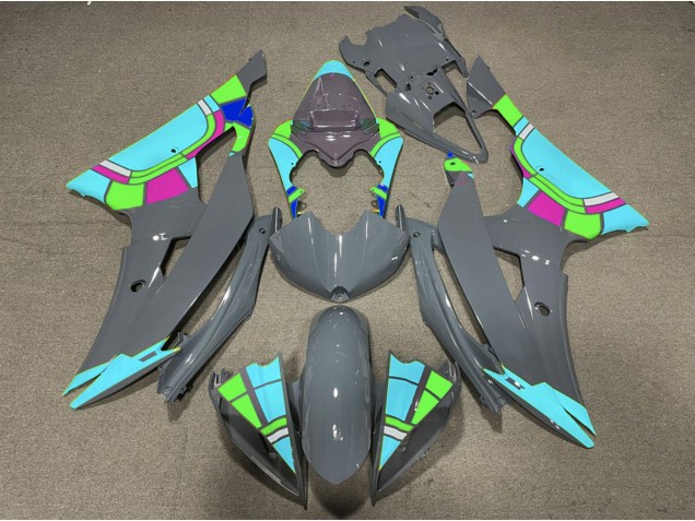 Nardo and Teal Design 2008-2016 Yamaha R6 Fairings Factory Nardo and Teal Design 2008-2016 Yamaha R6 Fairings Factory