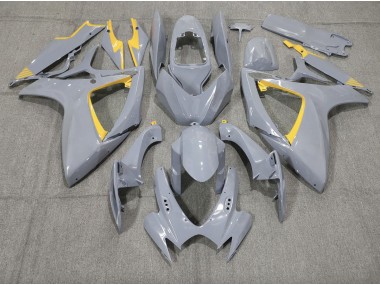 Nardo and Yellow Trim 2006-2007 Suzuki GSXR 600-750 Fairings Factory