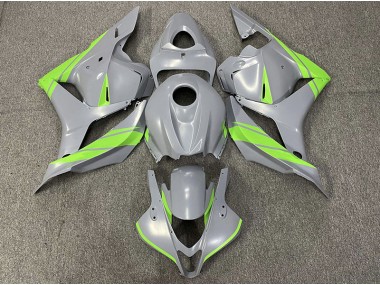 Nardo Gray and Green 2009-2012 Honda CBR600RR Fairings Factory