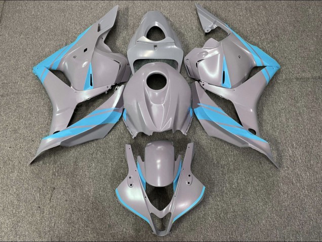 Nardo Gray and Light Blue 2009-2012 Honda CBR600RR Fairings Factory Nardo Gray and Light Blue 2009-2012 Honda CBR600RR Fairings Factory