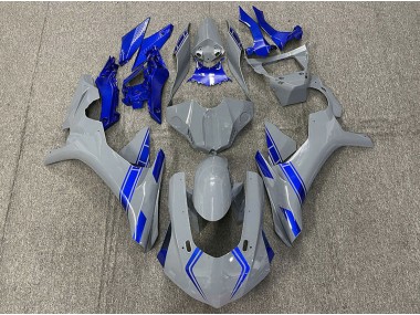 Nardo Gray & Blue Accents 2015-2019 Yamaha R1 Fairings Factory