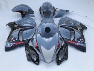 Nardo Grey and Black Limited 2008-2019 Suzuki GSXR 1300 Fairings Factory