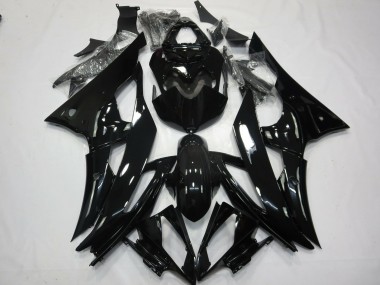 No.2 Gloss Black 2008-2016 Yamaha R6 Fairings Factory