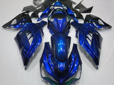 Ocean Blue Gloss 2012-2019 Kawasaki ZX14R Fairings Factory