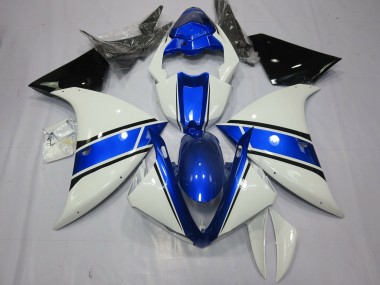 OEM Style Blue White 2009-2012 Yamaha R1 Fairings Factory
