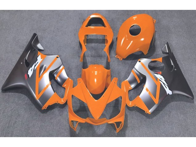 Orange and Matte Silver 2001-2003 Honda CBR600 F4i Fairings Factory Orange and Matte Silver 2001-2003 Honda CBR600 F4i Fairings Factory