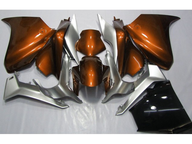 Orange and Silver 2010-2013 Honda VFR1200 Fairings Factory Orange and Silver 2010-2013 Honda VFR1200 Fairings Factory