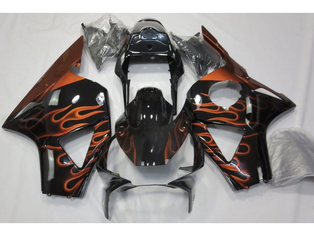 Orange Flame 2002-2003 Honda CBR954 Fairings Factory Orange Flame 2002-2003 Honda CBR954 Fairings Factory