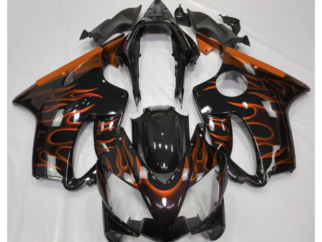 Orange Flame 2004-2007 Honda CBR600 F4i Fairings Factory Orange Flame 2004-2007 Honda CBR600 F4i Fairings Factory