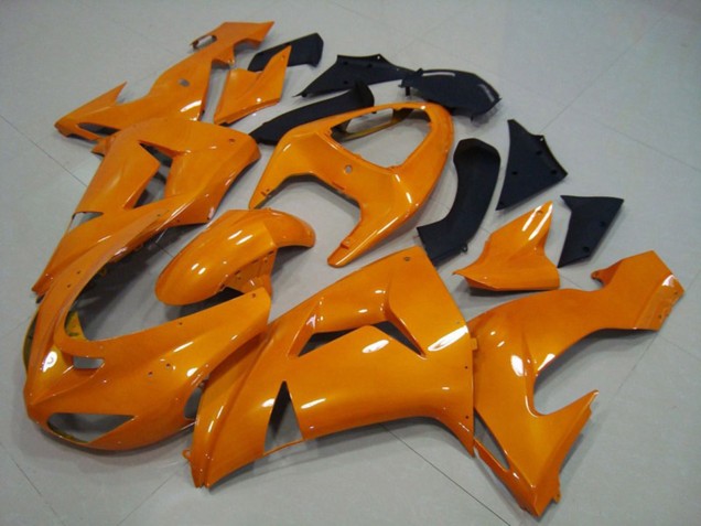 Orange Plain 2006-2007 Kawasaki ZX10R Fairings Factory Orange Plain 2006-2007 Kawasaki ZX10R Fairings Factory