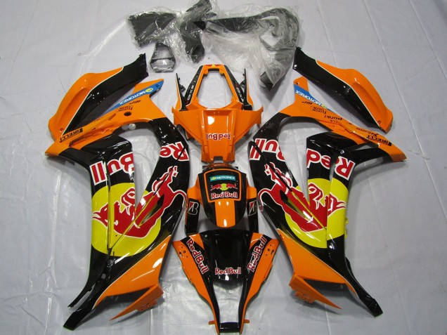 Orange Red bull 2011-2015 Kawasaki ZX10R Fairings Factory Orange Red bull 2011-2015 Kawasaki ZX10R Fairings Factory