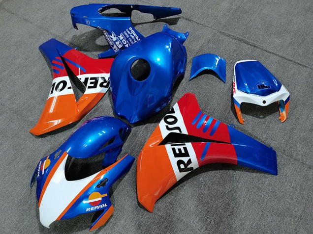 Pearl Blue Repsol Style 2008-2011 Honda CBR1000RR Fairings Factory Pearl Blue Repsol Style 2008-2011 Honda CBR1000RR Fairings Factory