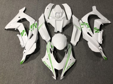 Pearl Green White Kawi 2016-2019 Kawasaki ZX10R Fairings Factory