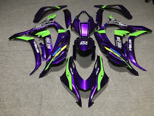 Pearl Purple Trickstar 2016-2019 Kawasaki ZX10R Fairings Factory Pearl Purple Trickstar 2016-2019 Kawasaki ZX10R Fairings Factory