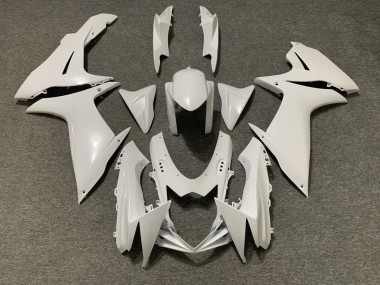 Pearl White 2011-2020 Suzuki GSXR 600-750 Fairings Factory