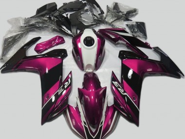 Pink and Gloss Black 2015-2018 Yamaha R3 Fairings Factory