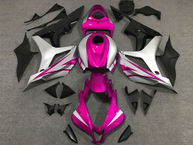 Pink and Silver OEM Style 2007-2008 Honda CBR600RR Fairings Factory