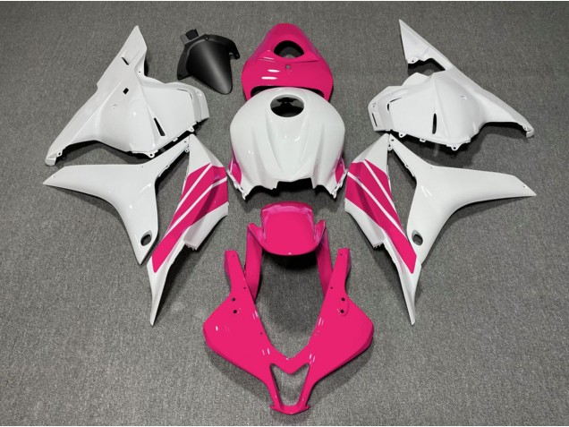 Pink and White Side Stripe 2009-2012 Honda CBR600RR Fairings Factory Pink and White Side Stripe 2009-2012 Honda CBR600RR Fairings Factory