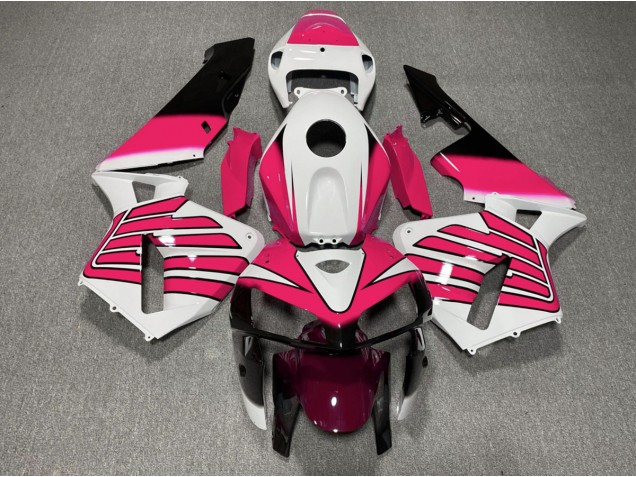 Pink and White Wings 2005-2006 Honda CBR600RR Fairings Factory Pink and White Wings 2005-2006 Honda CBR600RR Fairings Factory