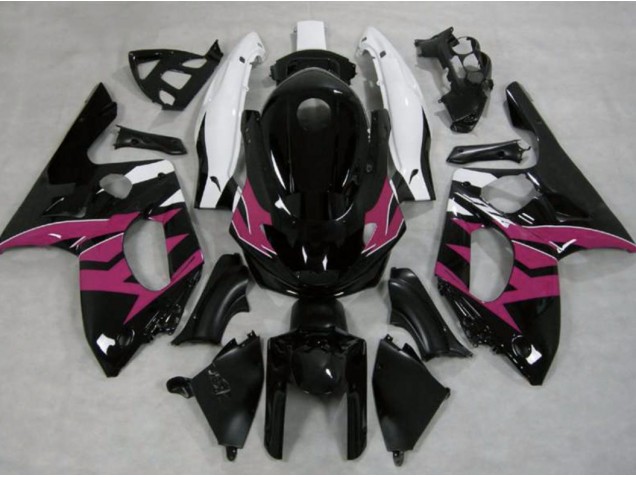 Pink Black and White 1998-2007 Yamaha YZF600 Fairings Factory Pink Black and White 1998-2007 Yamaha YZF600 Fairings Factory