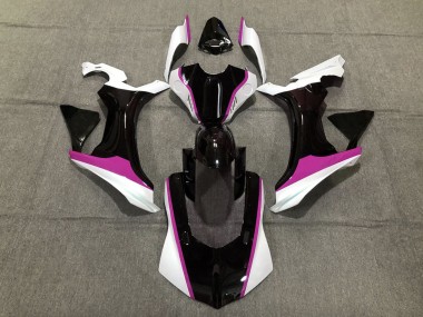 Pink Black and White 2015-2019 Yamaha R1 Fairings Factory
