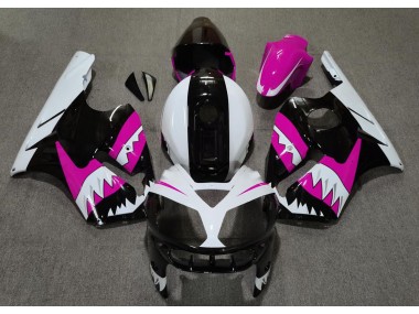 Pink Shark 2002-2005 Kawasaki ZX12R Fairings Factory