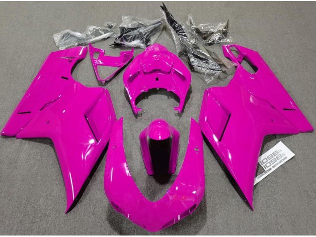 Plain Gloss Pink 2007-2012 Ducati 848 1098 1198 Fairings Factory Plain Gloss Pink 2007-2012 Ducati 848 1098 1198 Fairings Factory