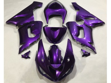 Purple 2005-2006 Kawasaki ZX6R Fairings Factory