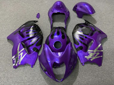 Purple and Black 1997-2007 Suzuki GSXR 1300 Fairings Factory