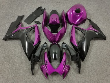 Purple and Black 2006-2007 Suzuki GSXR 600-750 Fairings Factory