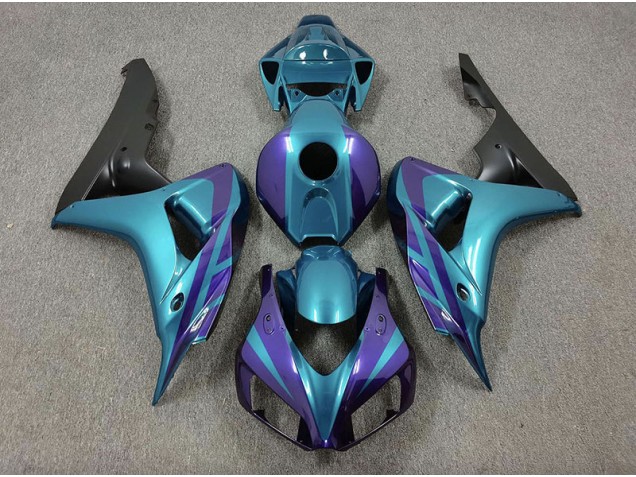 Purple and Emerald 2006-2007 Honda CBR1000RR Fairings Factory Purple and Emerald 2006-2007 Honda CBR1000RR Fairings Factory