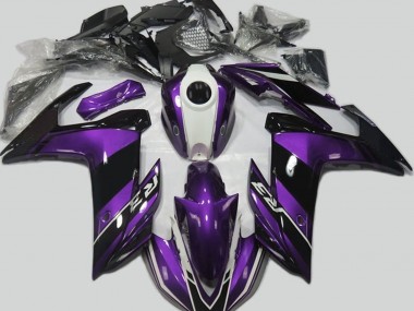 Purple and Gloss Black 2015-2018 Yamaha R3 Fairings Factory