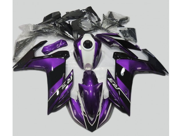 Purple and Gloss Black 2015-2018 Yamaha R3 Fairings Factory Purple and Gloss Black 2015-2018 Yamaha R3 Fairings Factory