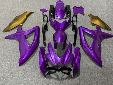 Purple and Gold 2008-2010 Suzuki GSXR 600-750 Fairings Factory
