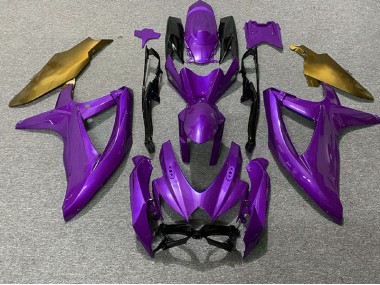 Purple and Gold 2008-2010 Suzuki GSXR 600-750 Fairings Factory