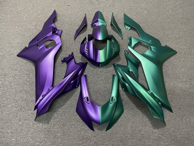 Purple and Green Split 2017-2019 Yamaha R6 Fairings Factory