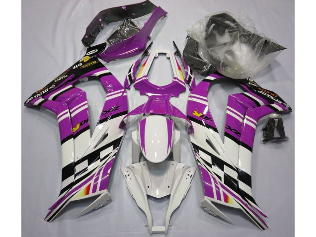 Purple Black and White 2011-2015 Kawasaki ZX10R Fairings Factory Purple Black and White 2011-2015 Kawasaki ZX10R Fairings Factory