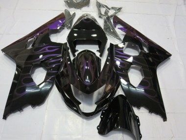 Purple Flame 2004-2005 Suzuki GSXR 600-750 Fairings Factory