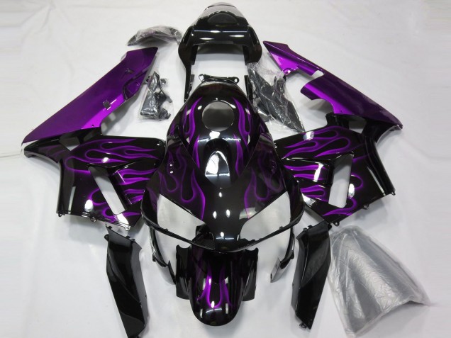 Purple Flames 2003-2004 Honda CBR600RR Fairings Factory Purple Flames 2003-2004 Honda CBR600RR Fairings Factory