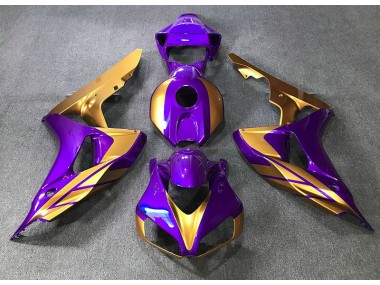 Purple & Gold 2006-2007 Honda CBR1000RR Fairings Factory