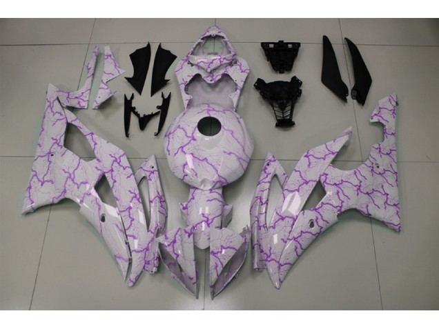Purple Lighting 2008-2016 Yamaha R6 Fairings Factory Purple Lighting 2008-2016 Yamaha R6 Fairings Factory