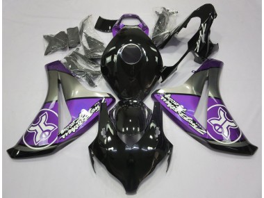 Purple on Black Custom 2008-2011 Honda CBR1000RR Fairings Factory