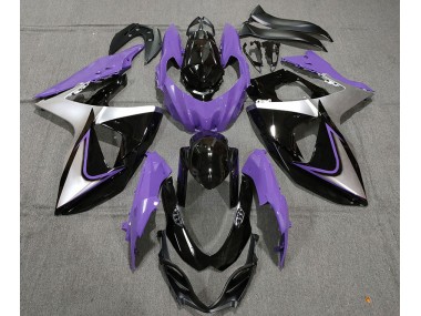 Purple Silver and Black 2009-2016 Suzuki GSXR 1000 Fairings Factory