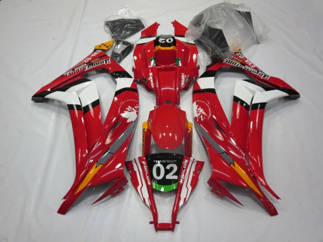 Red 02 2011-2015 Kawasaki ZX10R Fairings Factory Red 02 2011-2015 Kawasaki ZX10R Fairings Factory