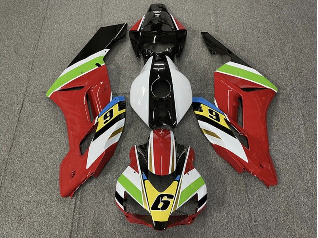 Red 6 2004-2005 Honda CBR1000RR Fairings Factory Red 6 2004-2005 Honda CBR1000RR Fairings Factory