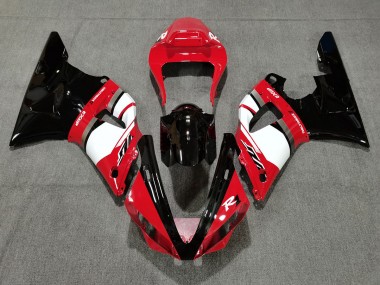 Red and Black 2000-2001 Yamaha R1 Fairings Factory