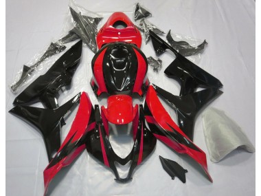 Red and Black OEM Design 2007-2008 Honda CBR600RR Fairings Factory